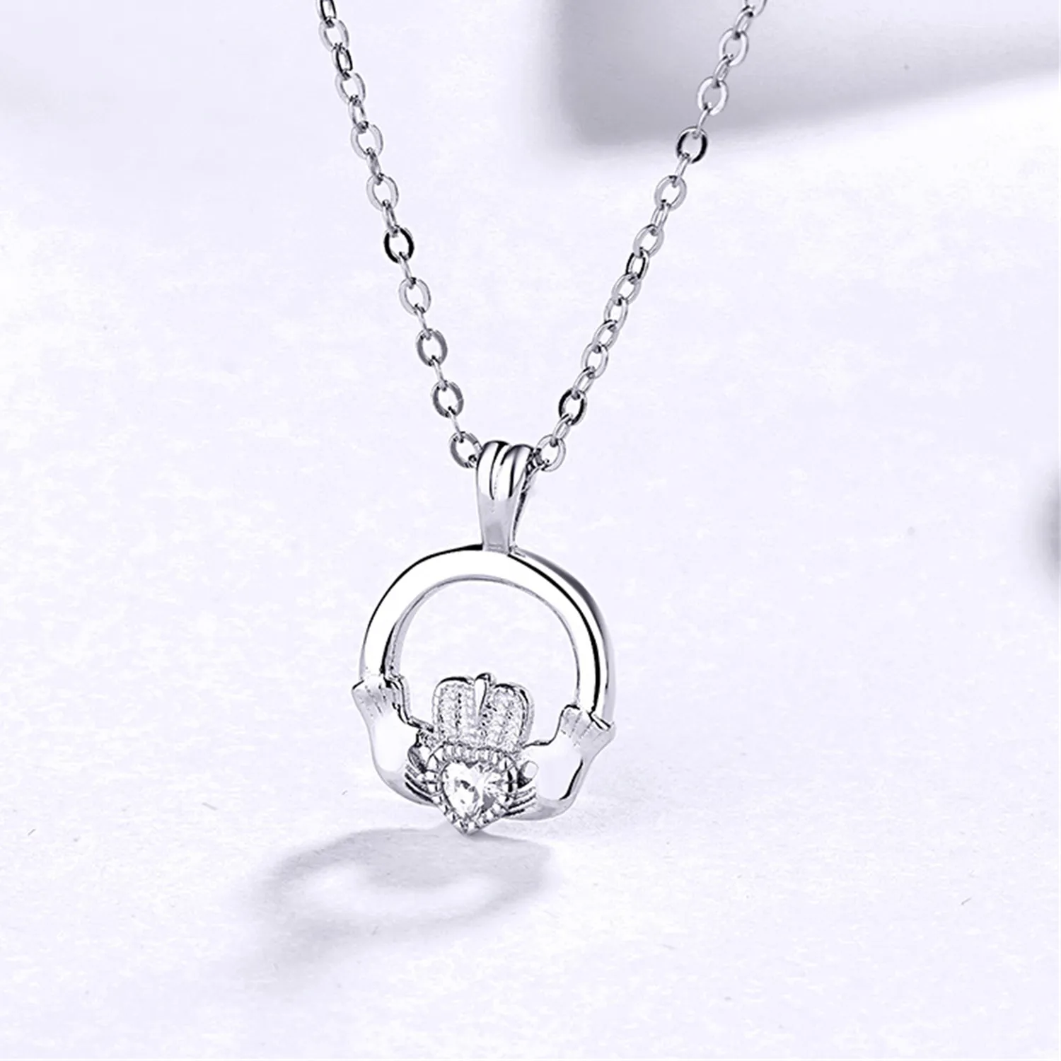 Authentic The Eternal Bond of the Sacred Claddagh 925 Sterling Silver Talisman