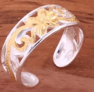 Authentic The Gilded Path: Celestial Open-Work Toe Ring