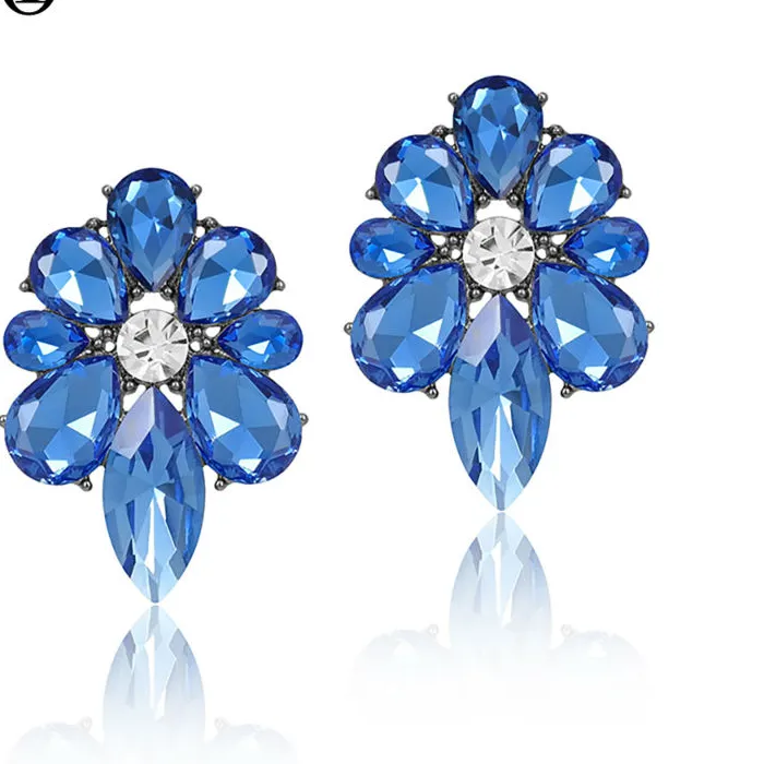 Authentic Frost-Woven Crystal Snowflake Studs
