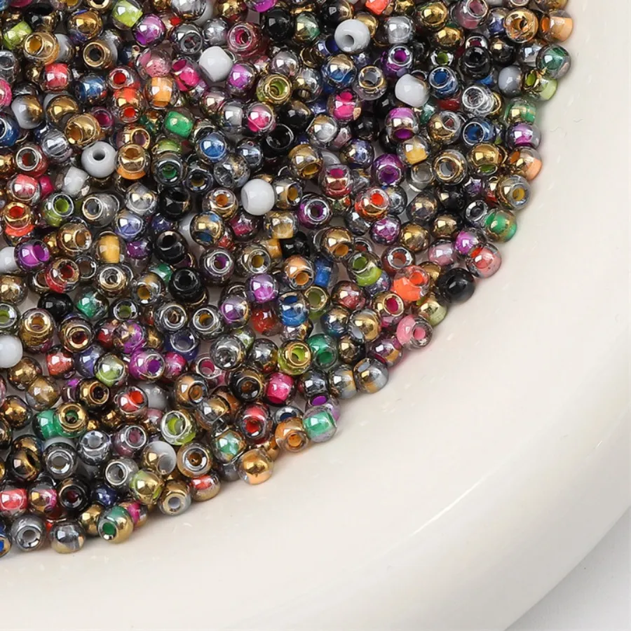 Authentic Prismatic Vessels of Intention: 4mm Sacred Glass Rice Beads