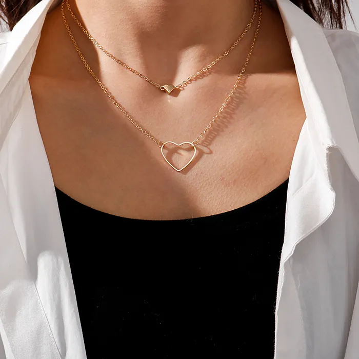 Authentic Love's Eternal Embrace The Clavicle's Enchanted Double Heart