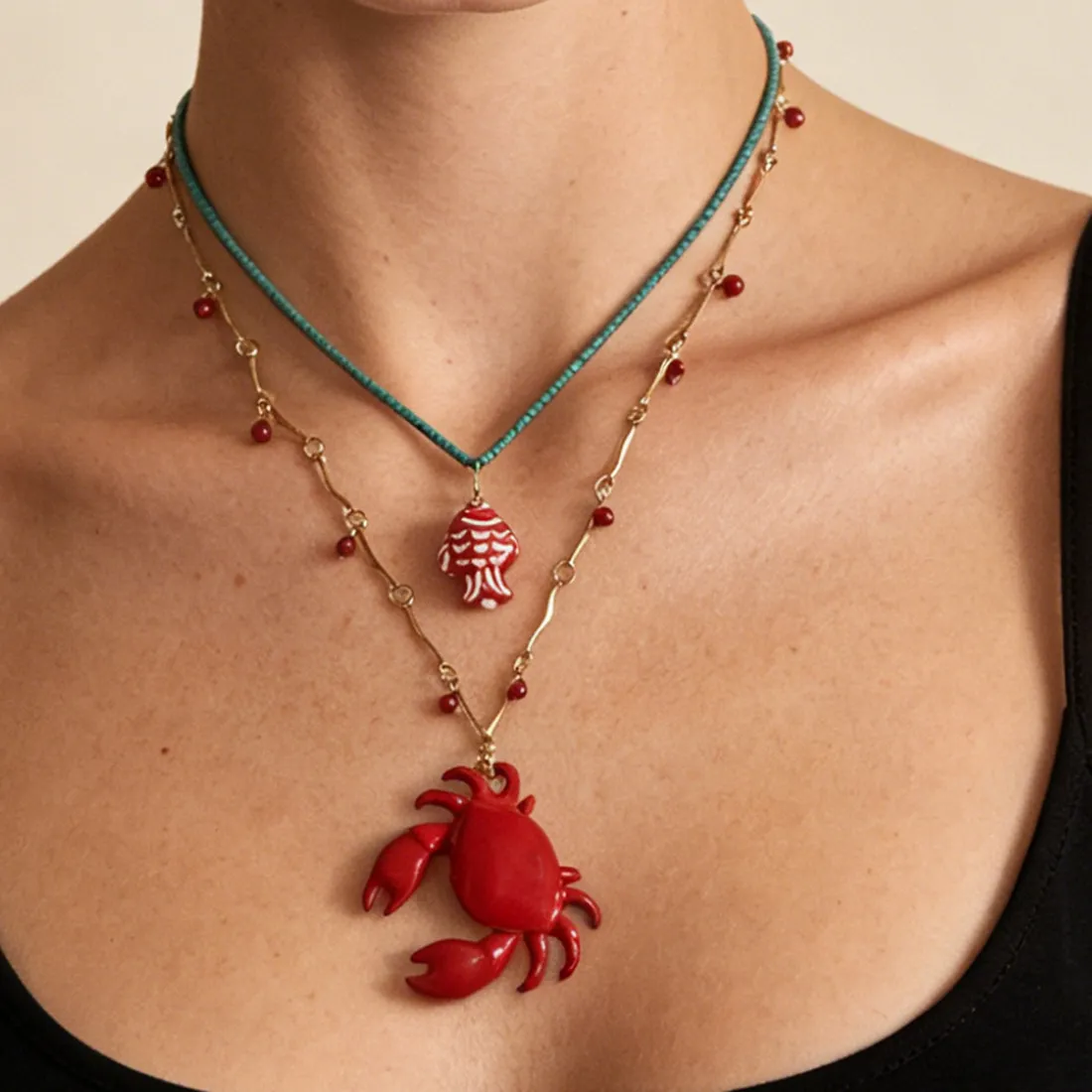 Authentic Talisman of the Tidal Depths: The Golden Crustacean Amulet