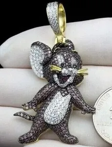 Authentic The Alchemist's Whimsy: Luminous Moissanite Mouse Talisman