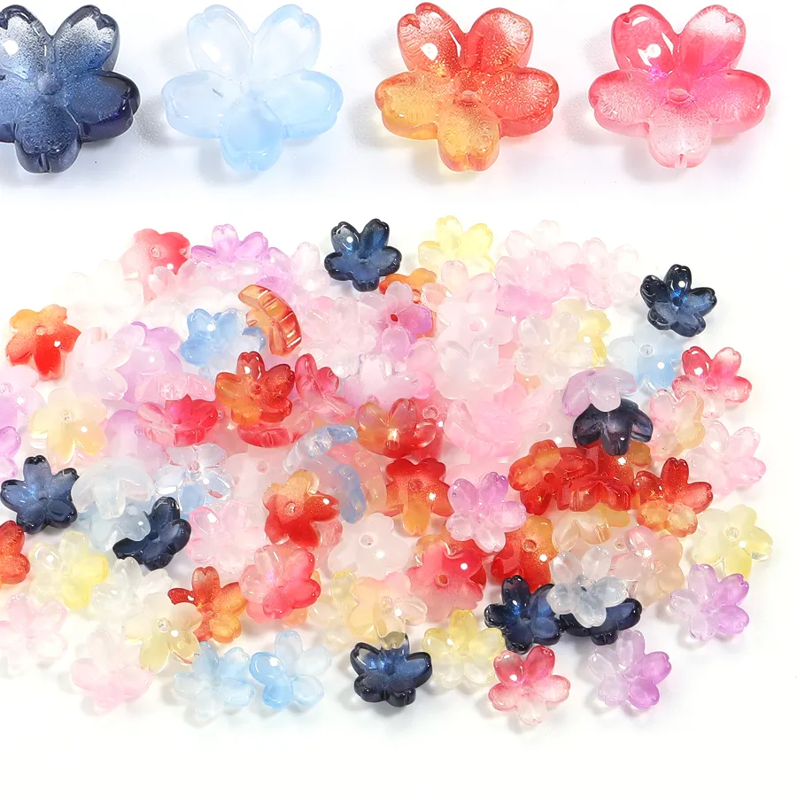 Authentic Awakening Spring: 50 Radiant Cherry Blossom Beads for Protection and Renewal