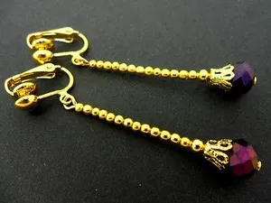 Authentic Amethyst Radiance Celestial Drop Earrings