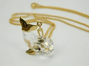 Authentic Vintage Swarovski Golden Ocean Oracle: The Crystal Whale Talisman