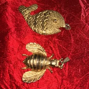 Authentic The Gilded Totems of Sky and Sea: The Bee and the Whale