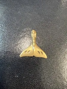 Authentic The Oceanic Guardian: 24k Gold-Plated Sterling Silver Whale Tail Talisman