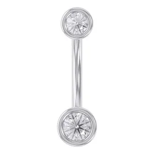 Authentic Celestial Moissanite Navel Talisman: A Radiant Beacon of Inner Harmony