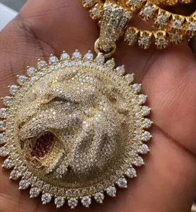 Authentic The Sovereign Lion: A Radiant Guardian of Gold