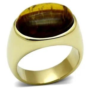 Authentic The Gilded Sentinel: Tiger Eye Signet of Primal Focus