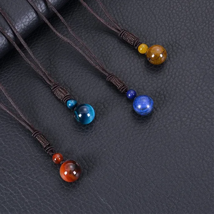 Authentic The Triad of Earth and Ether: Tiger Eye, Amethyst, and Volcanic Stone Amulet