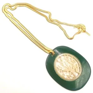Authentic The Verdant Axis Mundi: 18k Gold Plated Tree of Life Talisman