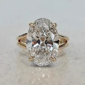 Authentic The Golden Halo Moissanite Engagement Ring of Eternal Vows