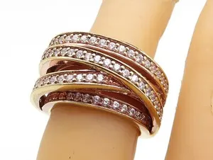 Authentic The Gilded Twilight Topaz Split Band Ring