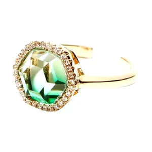 Authentic Celestial Constellation Gold-Plated Pavé Crystal Rings