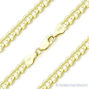 Authentic The Golden Serpent Path: 14k Gold-Plated Sterling Silver Cuban Curb Chain