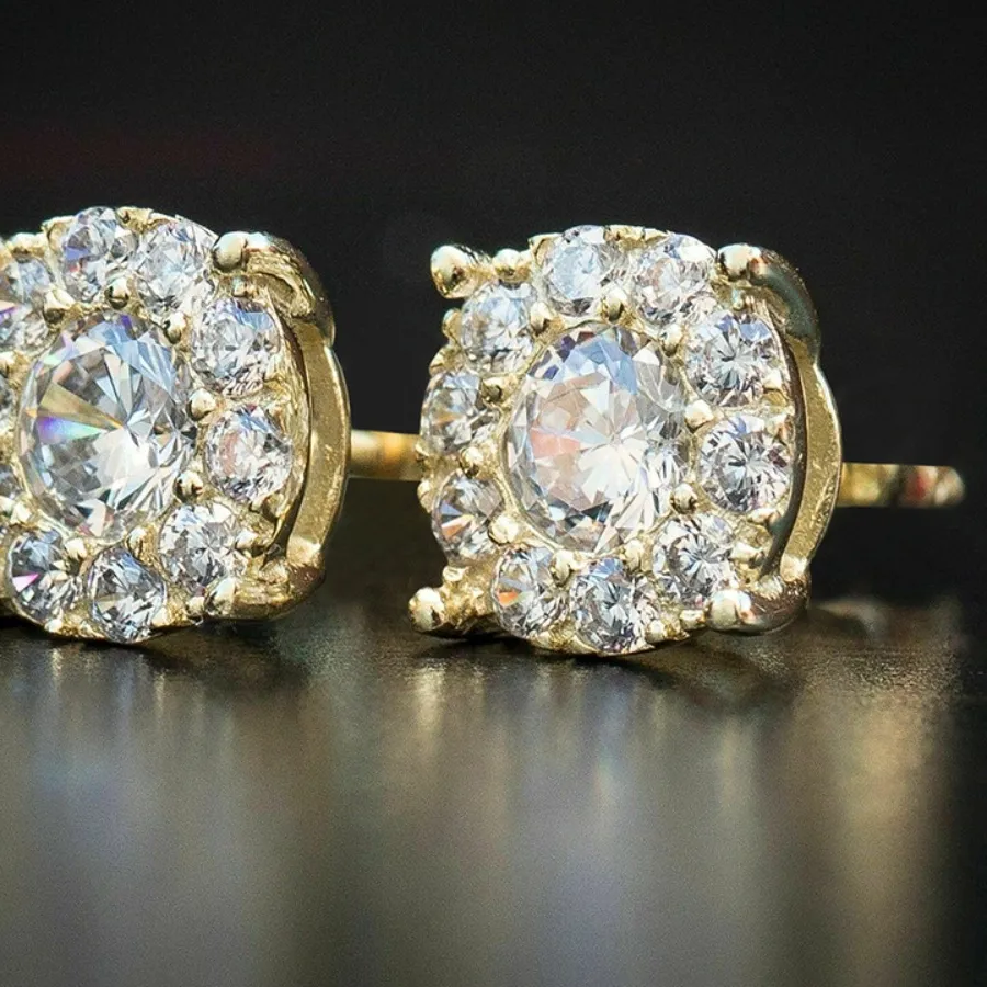 Authentic Whispers of Starlight: Celestial Zircon Studs of Radiance