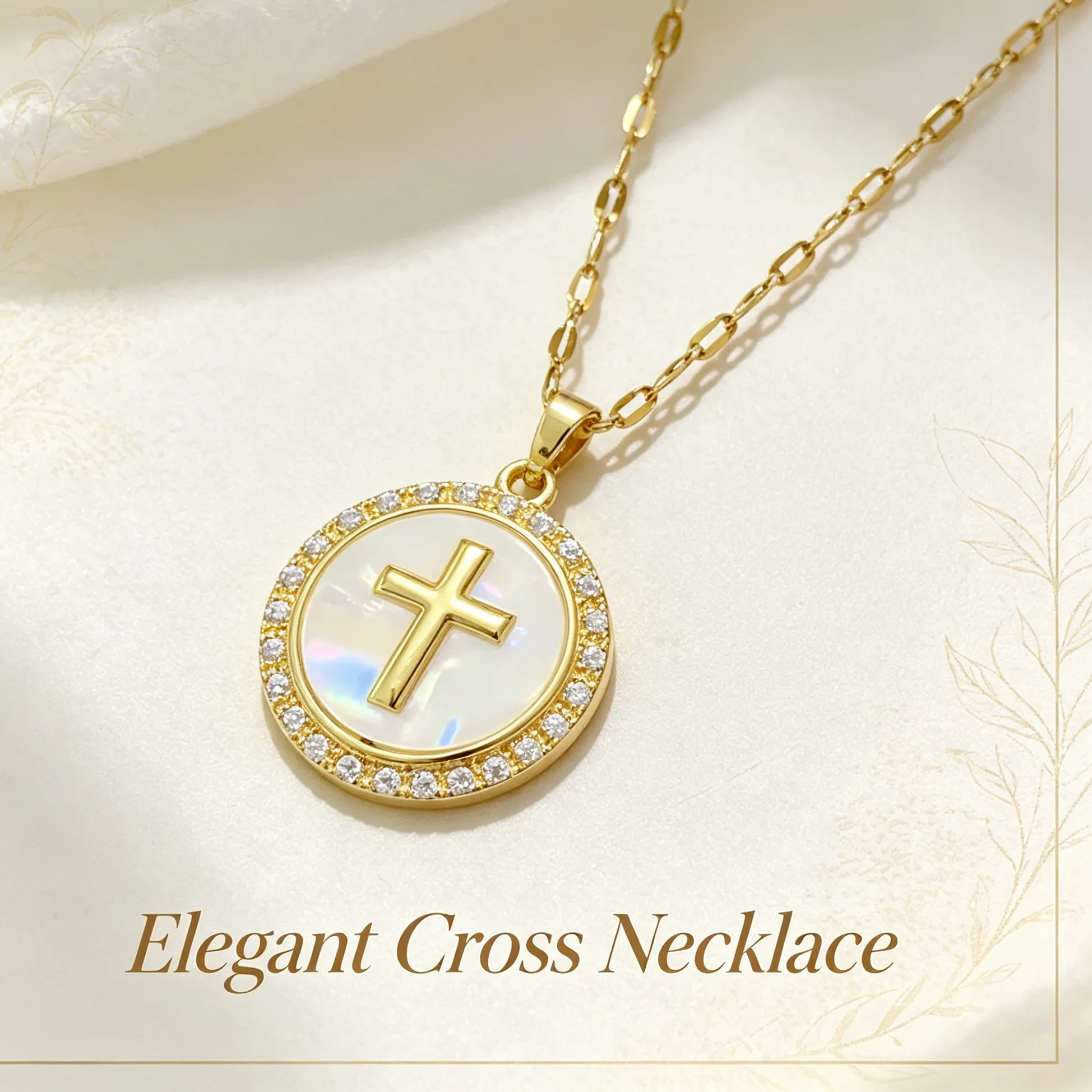Authentic The Celestial Halo Cross: A Radiant Conduit of Luminous Grace