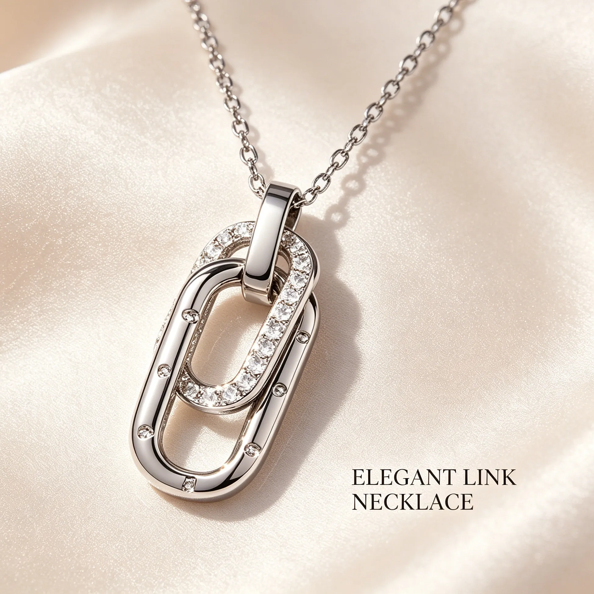 Authentic Twin Ovals of Unity – Enchanted Interlocking Pendant