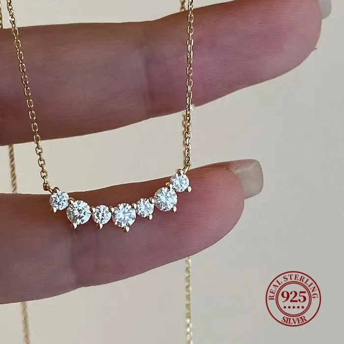 Authentic The Celestial Luminescence Pavé Clavicle Chain