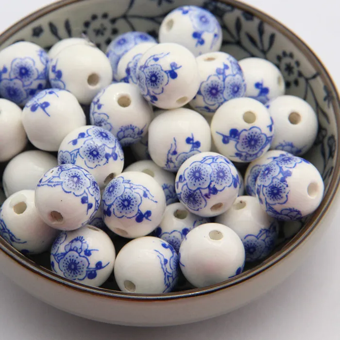 Authentic Sacred Winter Bloom Ceramic Beads