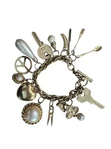 Authentic The Celestial Archive: 1990s Italian Gold-Plated Totem Bracelet