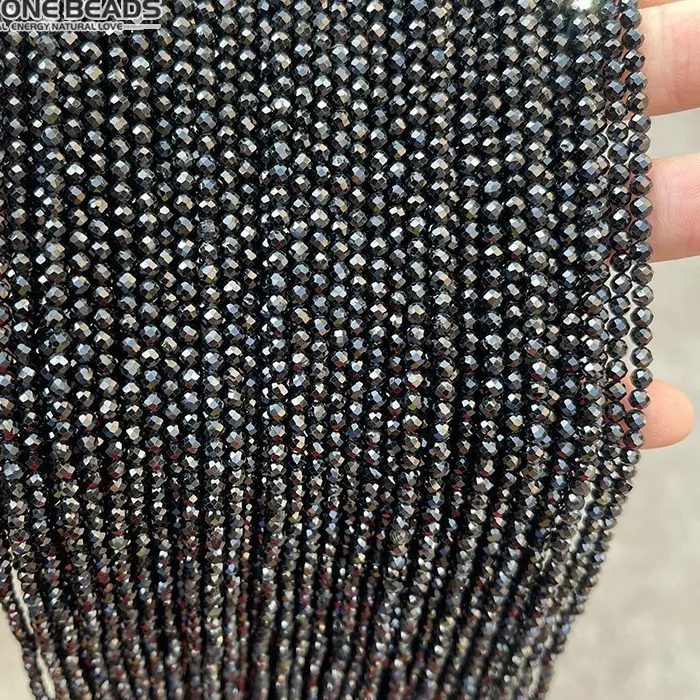Authentic Midnight Veil Black Spinel Beads – Mystic Guardians of the Soul