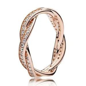 Authentic The Golden Spiral of Infinity Ring