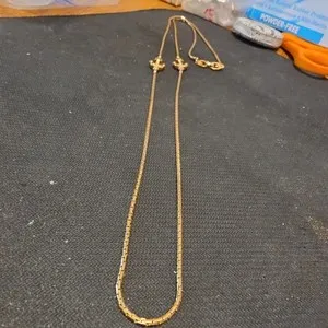 Authentic Anchor of the Ages: 1969 Grosse Germany Gold-Plated Slide Necklace