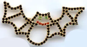 Authentic The Nocturnal Guardian: Gilded Bat Talisman