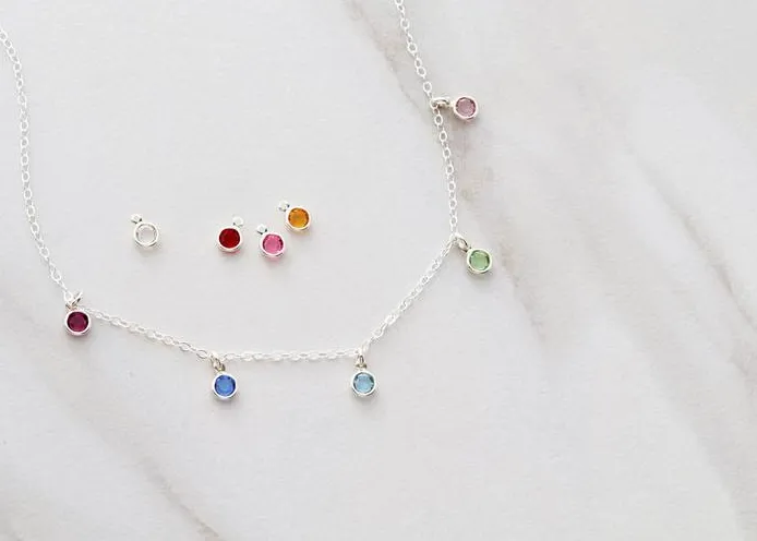 Authentic Celestial Bond Birthstone Pendant - Gold Plated Mother's Day Amulet