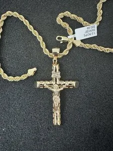 Authentic Guardian of Faith: Eternally Shining Jesus Cross Pendant