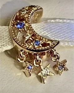 Authentic Celestial Starlight and Crescent Moon Dreamer Charm