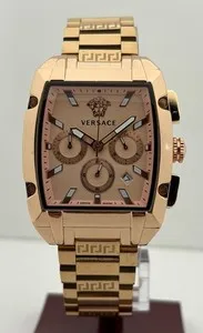 Authentic Celestial Dominus: Rose‑Gold Quartz Timekeeper