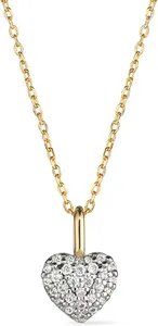 Authentic The Celestial Puffy Heart Talisman in Radiant Gold and Silver