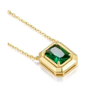 Authentic Celestial Radiance: The Eternal Emerald and Moissanite Talisman
