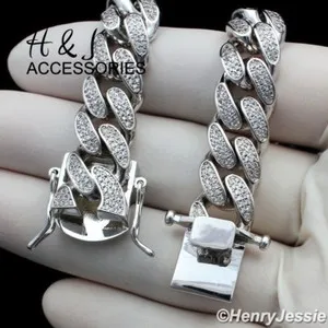 Authentic The Sovereign Radiance: 12mm Miami Cuban Curb Chain