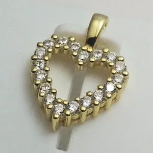 Authentic Radiant Heart of Celestial Light: A Gilded Talisman of Affection