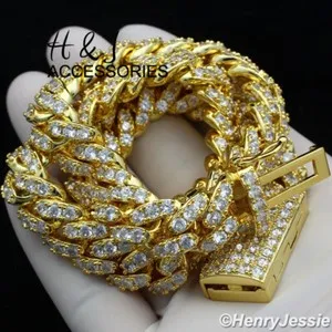 Authentic The Radiant Vanguard: 14K Gold-Plated CZ Prong-Set Curb Chain