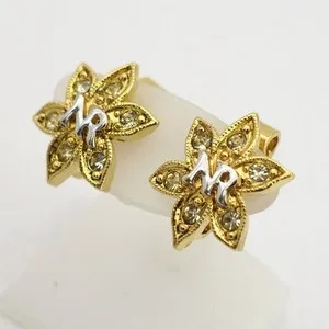 Authentic Radiant Lightstone Gold‑Plated Earrings – Celestial Aura for the Mystic Soul