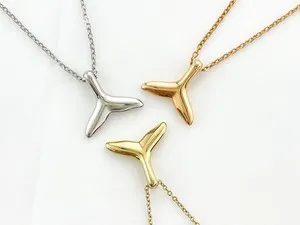 Authentic The Celestial Cetacean: Gold-Plated Whale Tail Talisman of the Deep