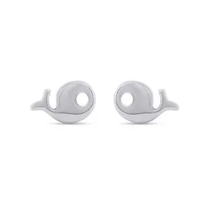 Authentic Whale Song Sterling Silver Studs: Navigators of the Deep