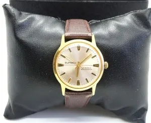 Authentic Shield of Timeless Protection: Parrenin Z170 Wrist Watch Adorned in Golden Radiance