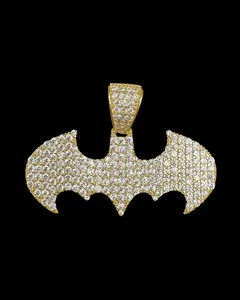 Authentic Moonlit Guardian: Bat Emblem Pendant of Protection