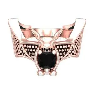Authentic The Nocturnal Guardian: Obsidian Winged Signet