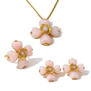 Authentic The Ethereal Blossom Adornment: A Golden Trio of Sacred Radiance