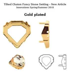 Authentic Celestial Prisms: Superior Settings for 4928 Tilted Chaton Crystals