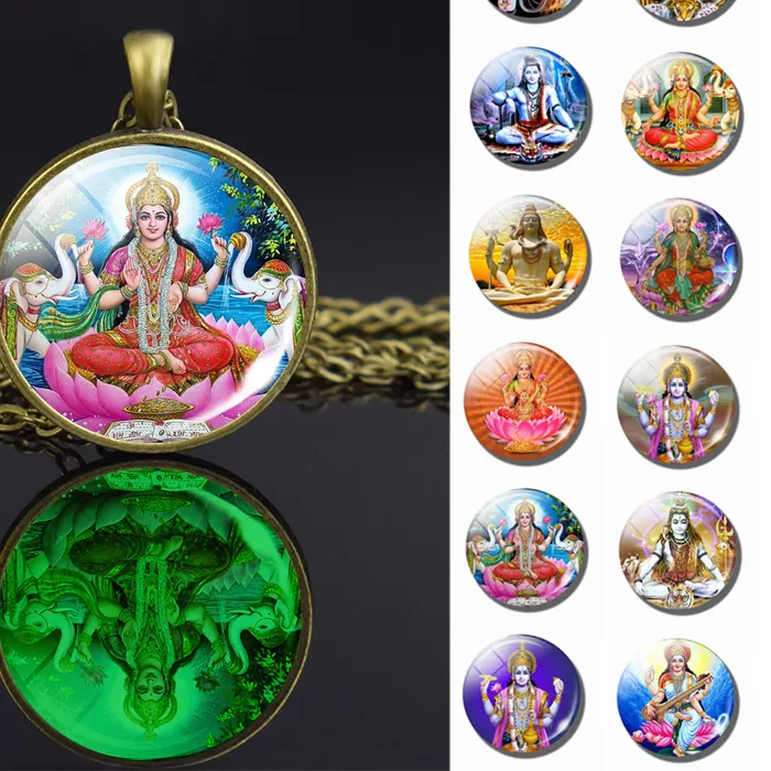 Authentic Empowering Ganesh's Radiant Blessing: Lakshmi's Illuminated Necklace