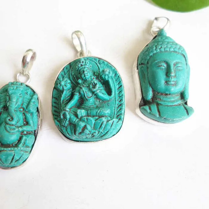 Authentic Tara's Sacred Guardians: Tibetan Clay Amulets of Illumination
